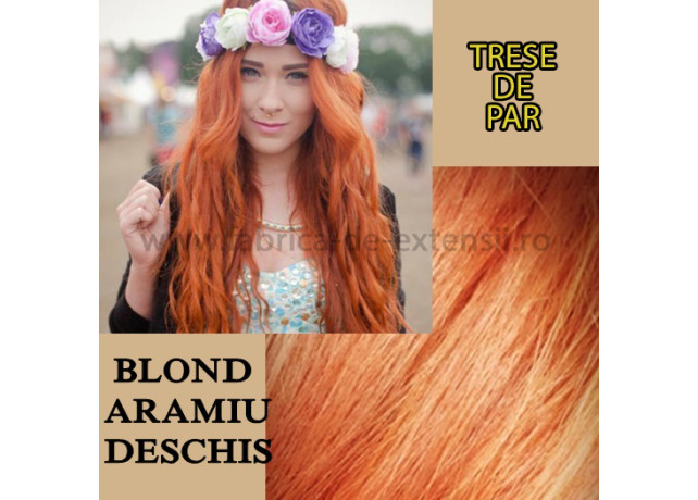 Trese De Par Blond Aramiu Deschis Trese De Par Blond Aramiu Deschis