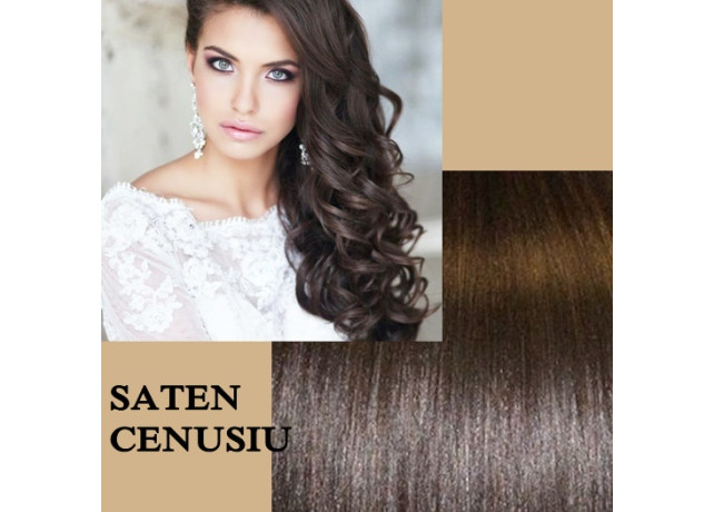 Cheratina Deluxe Saten Natural Cenusiu