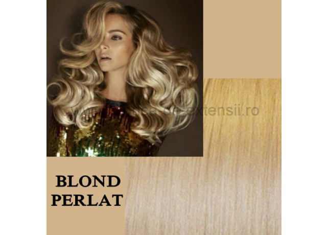 Mese de Volum cu Cordeluta Deluxe Blond Perlat