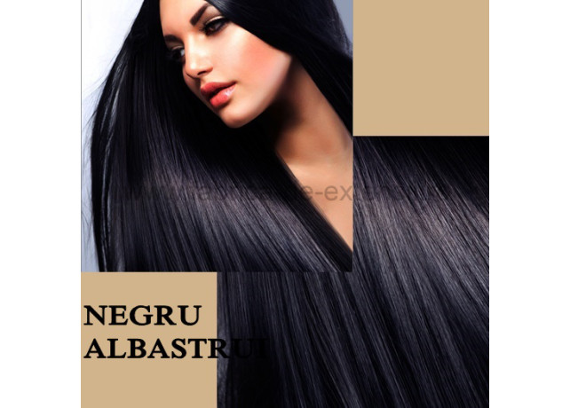 Extensii Front Lace (Semiperuca) DeLuxe Negru Albastrui