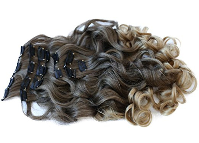 Clip On Ondulat Sintetic Ombre 8 24